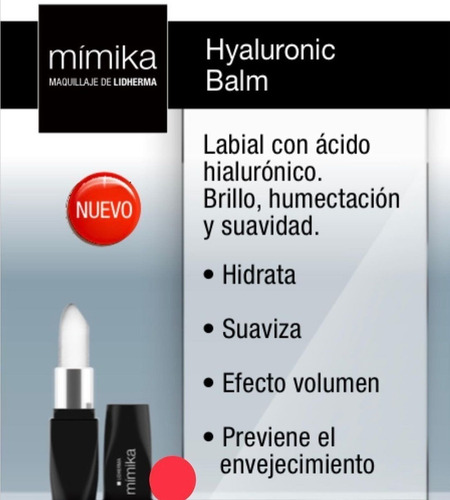 Imagen 3 de 6 de Hyaluronic Balm Hidratante Hialuronico Labios Lidherma