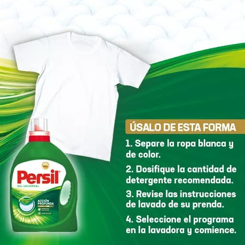 Detergente Para Ropa Líquido Persil Antibacterial 10 l
