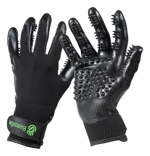 Handson Pet Grooming Gloves - Guantes Patentados # 1 Cl...