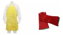 Comprar Combo Soldador- Delantal Con Goma Plomada+guante De Soldador