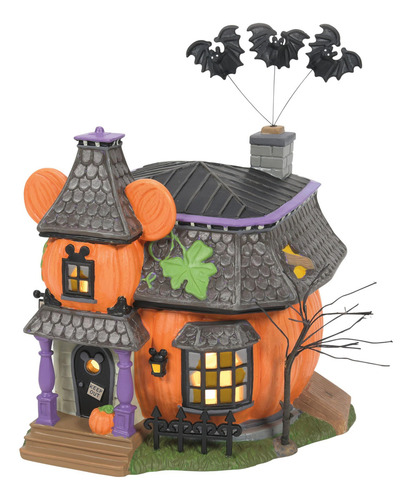 Casa Encantada Mickey Pumpkintown Para Halloween Multicolor