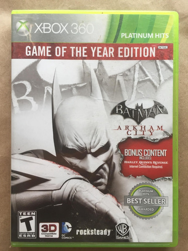 Batman Arkham City Goty 3d Xbox 360. Envíos Todo Chile