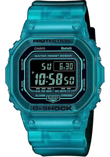 Casio Dwb5600g-2 G-shock Para Hombre Con Esfera Digital Azul