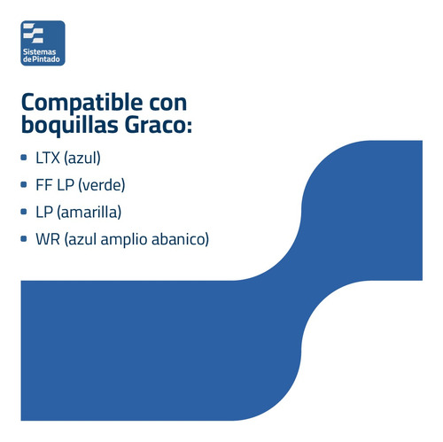 Portaboquilla Airless Graco Rac X, Rosca 11/16, Universal