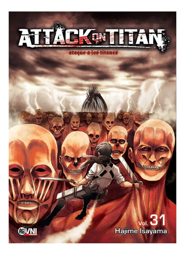Attack On Titan, De Hajime Isayama., Vol. 31. Editorial Ovnipress, Tapa Blanda En Español, 2021