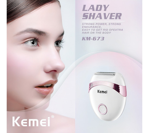 Cor branca Kemei Km-673