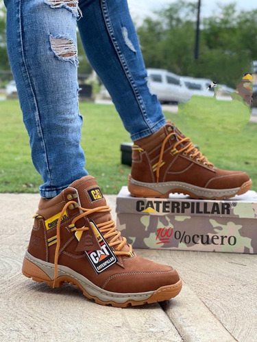 Botas Caterpillar De Cuero 