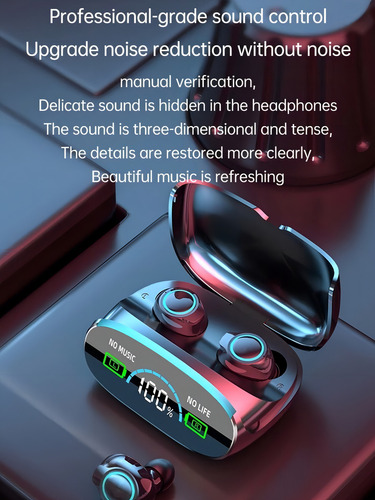 Fone De Ouvido Bluetooth Altomex M38 Com Redução De Ruído Cor Preto