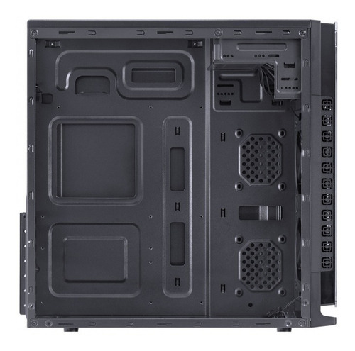 Gabinete Gamer Vinik Vx Gaming Crater Com 2x Fan 120mm Azul Cor Preto