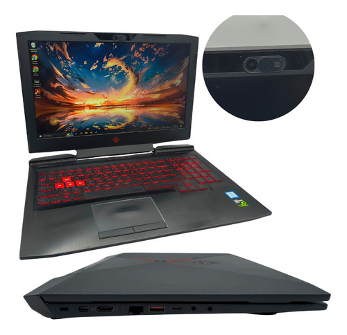 Super Oferta Laptop Gamer Hp 15.6'' Corei7 Nvidia Gtx1050 (Usado)