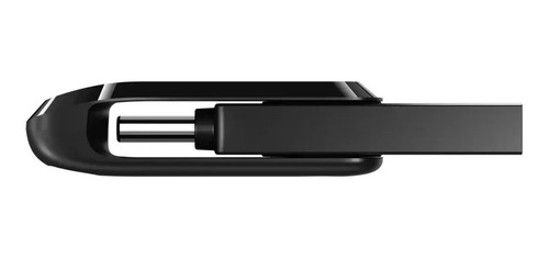 Pendrive SanDisk Ultra Dual Drive Go 128GB 3.1 Gen 1 preto e prateado