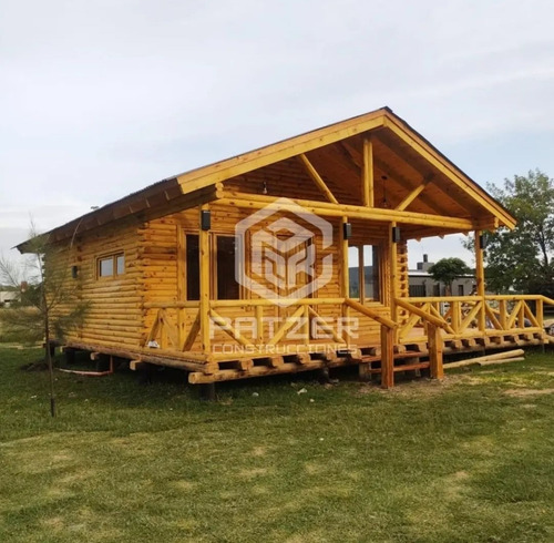 Cabañas Construidas En Tronco Macizo 100% Personalizadas