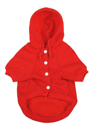 Sudadera Con Capucha De Algodón Para Perros Y Mascotas Red_m