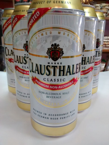 Cerveza Sin Alcohol Clausthaler 500ml A Base De Malta