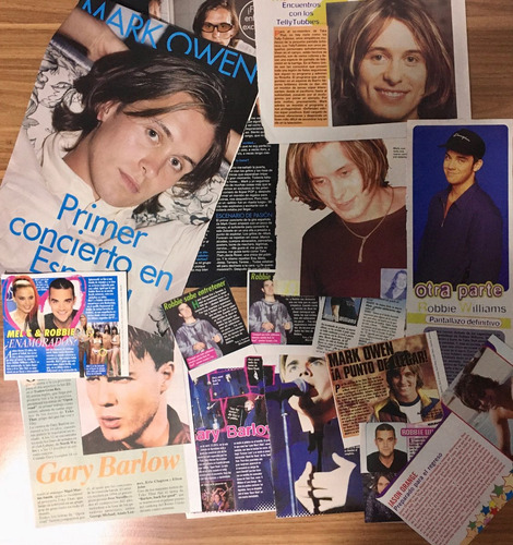 Take That (integrantes) Lote Notas De Revistas Posters (Usado)