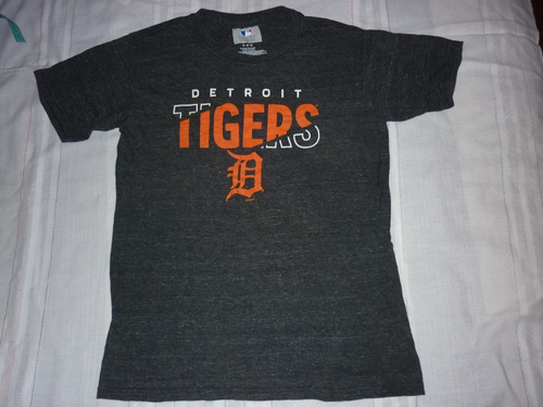 Imagen 1 de 3 de E Remera Beisbol Detroit Tigers Mlb Talle M Gris Art 49039