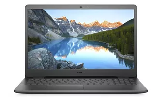 Notebook Dell Inspiron 3501 negra 15.55", Intel Core i3 1005G1 4GB de RAM 1TB HDD, Intel UHD Graphics G1 (Ice Lake 32 EU) 1366x768px Linux Ubuntu