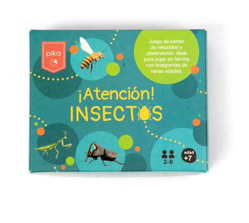 ¡atención! Insectos Juego De Cartas Pika