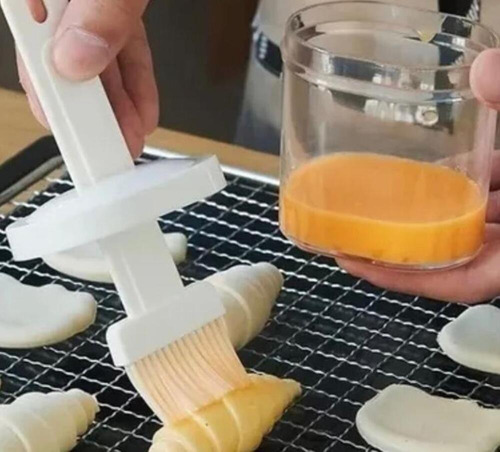 Pincel Culinário Reservatório Cozinha Pão Confeitaria 2 Unid