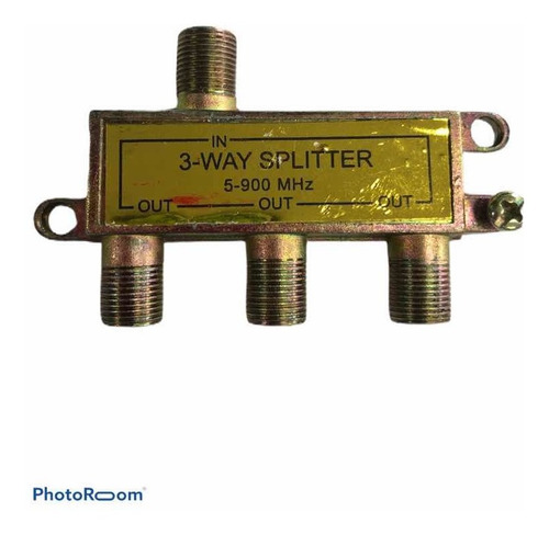 Spliter Para Dividir Señal De Tv Por Cable 1-in, 3-out