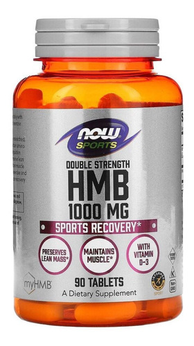 Hmb Double Strength Now Sports 1000 Mg 90 Comprimidos