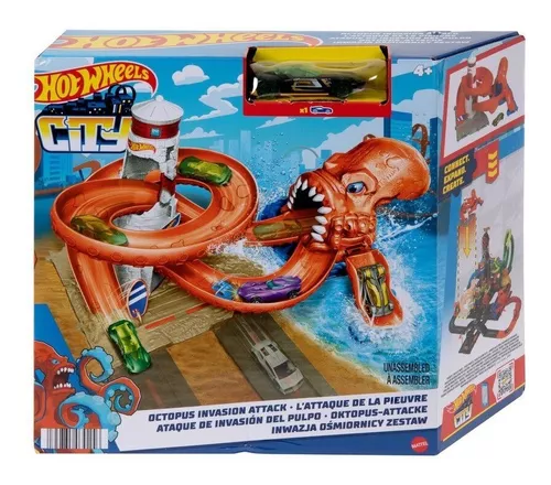 Pista Hot Wheels City Pizzaria Veloz Mattel