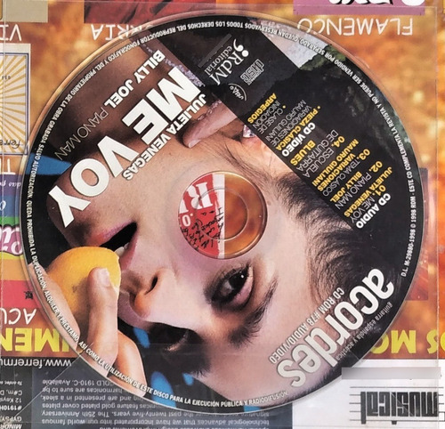 Revista Acordes Guitarra Incluye Cd Disco Julieta Venegas (Usado)