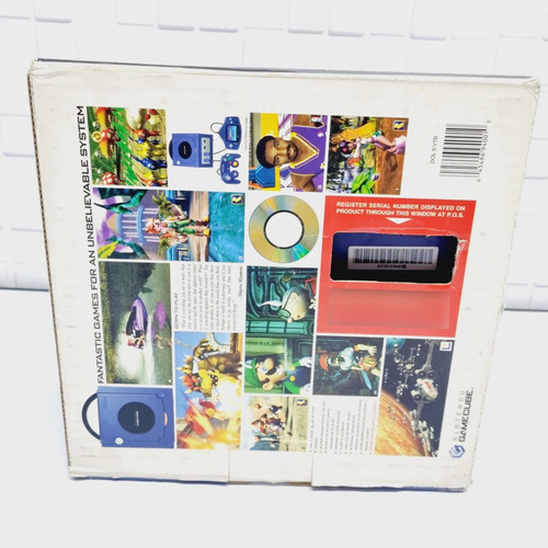 J25- Console Nintendo Gamecube Índigo Em Excelente Estado Azul