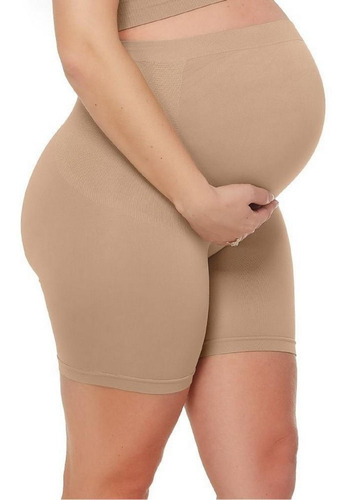 Imagem 3 de 6 de Kit 2 Bermuda Calcinha Boxer Short Gestante Grávida