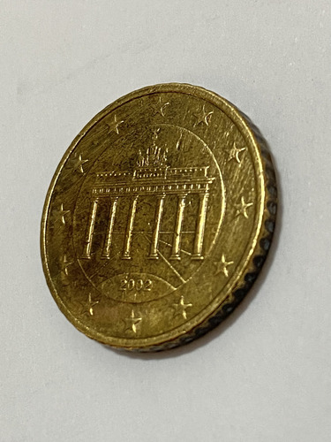 Moeda Antiga Alemanha 50 Euro Cent 2002 (Usado)