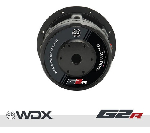 Subwoofer Db Drive Wdx8g2r.4 Doble Bobina 4-ohm 750watts Rms