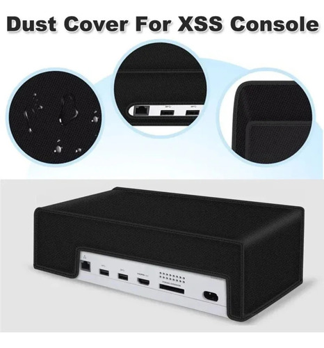 Funda Cubierta Antipolvo Para Xbox Series S (horizontal) Negro