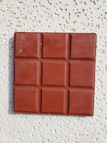 Baldosa De Vereda Roja En Panes 20x20