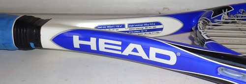 Raqueta Tenis Head Raptor Microgel Como Nueva Con Funda Azul Y Blanco 0 (Usado)