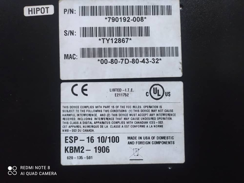 Imagen 4 de 5 de Concentrador De 16 Puertos Ethernet Equinox