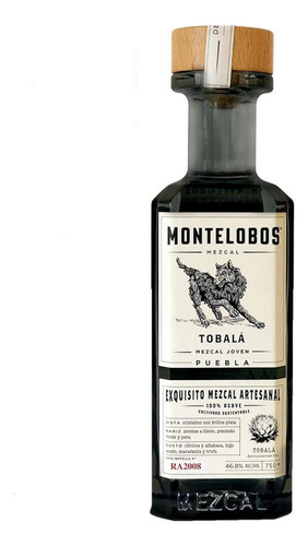 Pack De 6 Mezcal Montelobos Tobala 750 Ml