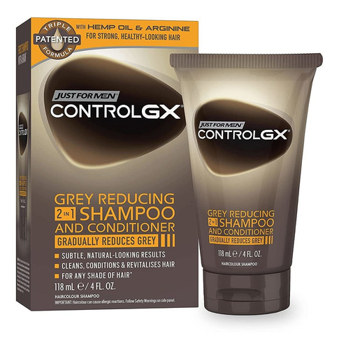 Imagem 1 de 9 de Shampoo Control Gx® + Condicionador - Redutor De Grisalhos