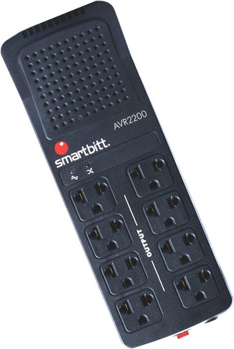 Regulador Smartbitt Sbavr2200  2200va 1100w | 8 Contactos
