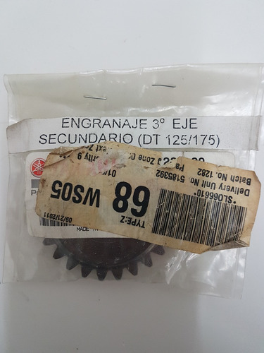 Imagen 2 de 2 de Engranaje Eje Secundario 3° Yamaha Dt 125/175 (26d)