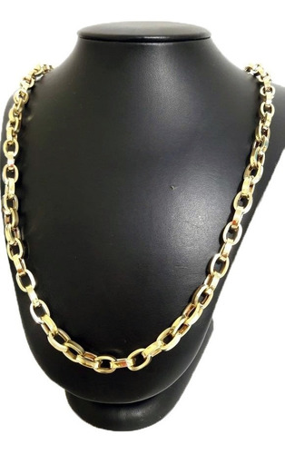 Corrente Cordão Baguete 30 Gramas 6mm 60cm Ouro 18k