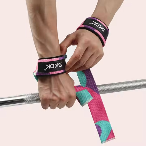 Muñequeras Lifting Straps Blancas Skdk