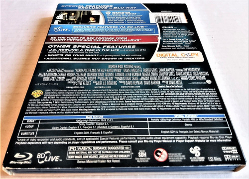 Blu-ray Warnerbrothers: Harry Potter & The Half-blood Prince