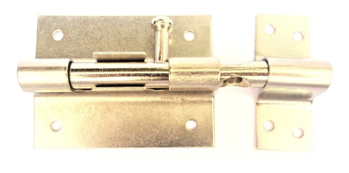 Imagen 2 de 4 de Pasador Mauser De Hierro Zincado Con Portacandado 100 Mm