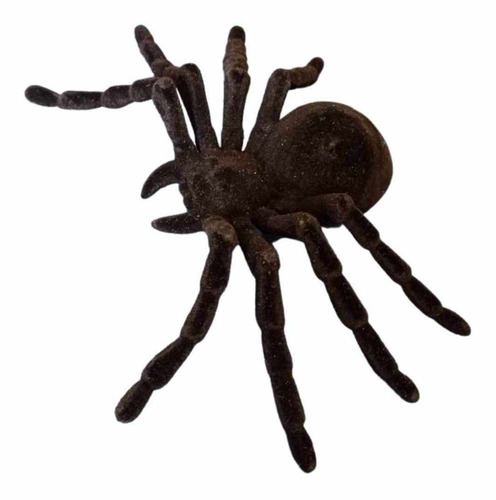 Tarántula de peluche con forma de araña, 20 x 10 cm, decoración de Halloween