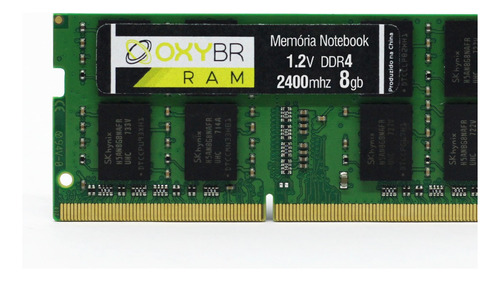 Memória Ram Ddr4 2400mhz 8gb Notebook Oxybr