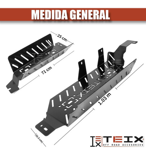 Imagen 3 de 9 de Protector Placa Anti Robo Catalizador Para Toyota Hilux 2018