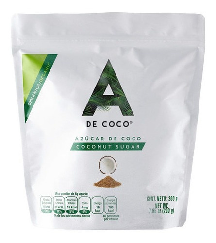 Azucar De Coco Organica A 200g