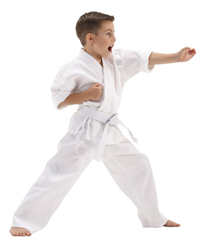 Karate Gi Niños Conjunto Completo Drill - Blanco