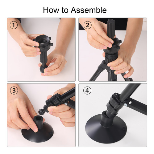 Soporte De Trípode Portátil Ajustable Con Cabeza De Maniquí