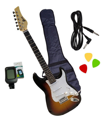 Guitarra Eléctrica Stratocaster Sunburst Egs 111 Accesorios